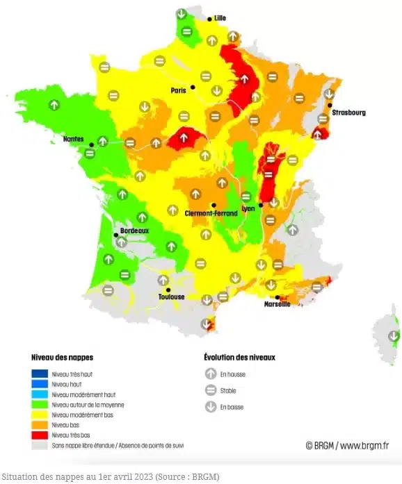 La moitié des départements affiche un risque « très élevé » de sécheresse 2 091554 jpg
