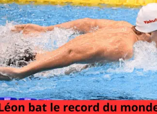 Mais quel exploit de la part de Léon en natation
