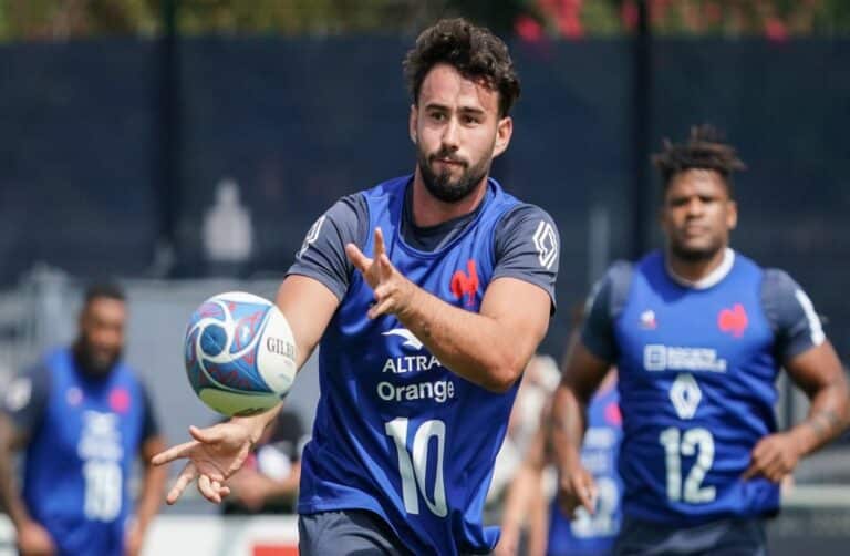 La Charnière Hastoy-Lucu à la tête du XV de France face aux Fidji lors du match de préparation