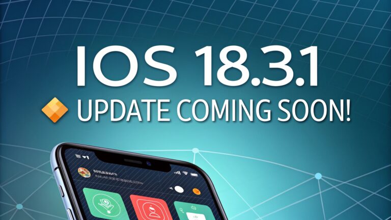 La mise à jour iOS 18.3.1 arrive bientôt !